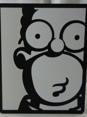 Homer Simpson LED Light Wall Art